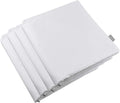 Thmyo 4-Pack 100% Cotton Comfortable Solid Decorative Throw Pillow Case, Square Cushion Cover Pillowcase Sublimation Blank Pillow Covers Va…