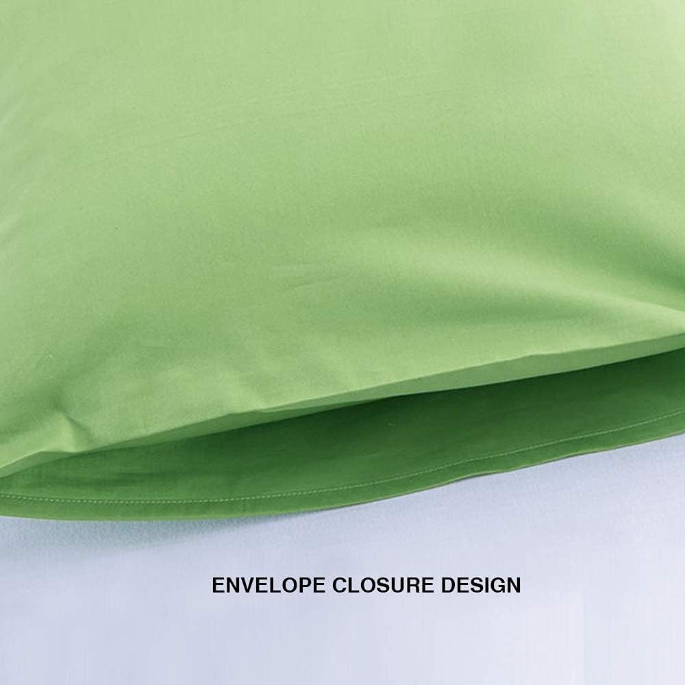 FLXXIE King Pillow Cases Set of 2, Soft Microfiber Pillow Covers with Envelope Closure, Wrinkle, Fade and Stain Resistant Pillowcases…
