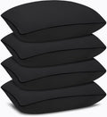 Higoom Standard Size Bed Pillows for Sleeping 4 Pack, Luxury Hotel Pillows, Comfortable and Supportive, Machine Washable, Suitable for Stomach,…