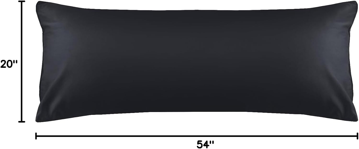 Warmstar Cotton Body Pillow Cover 1 Pack, 600 Thread Count Body Pillow case 20"x54", Long Body Pillow Case Cover Soft Breathable with…