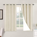 H.VERSAILTEX 100% Blackout Curtains for Bedroom Thermal Insulated Linen Textured Curtains Heat and Full Light Blocking Drapes Living Room…