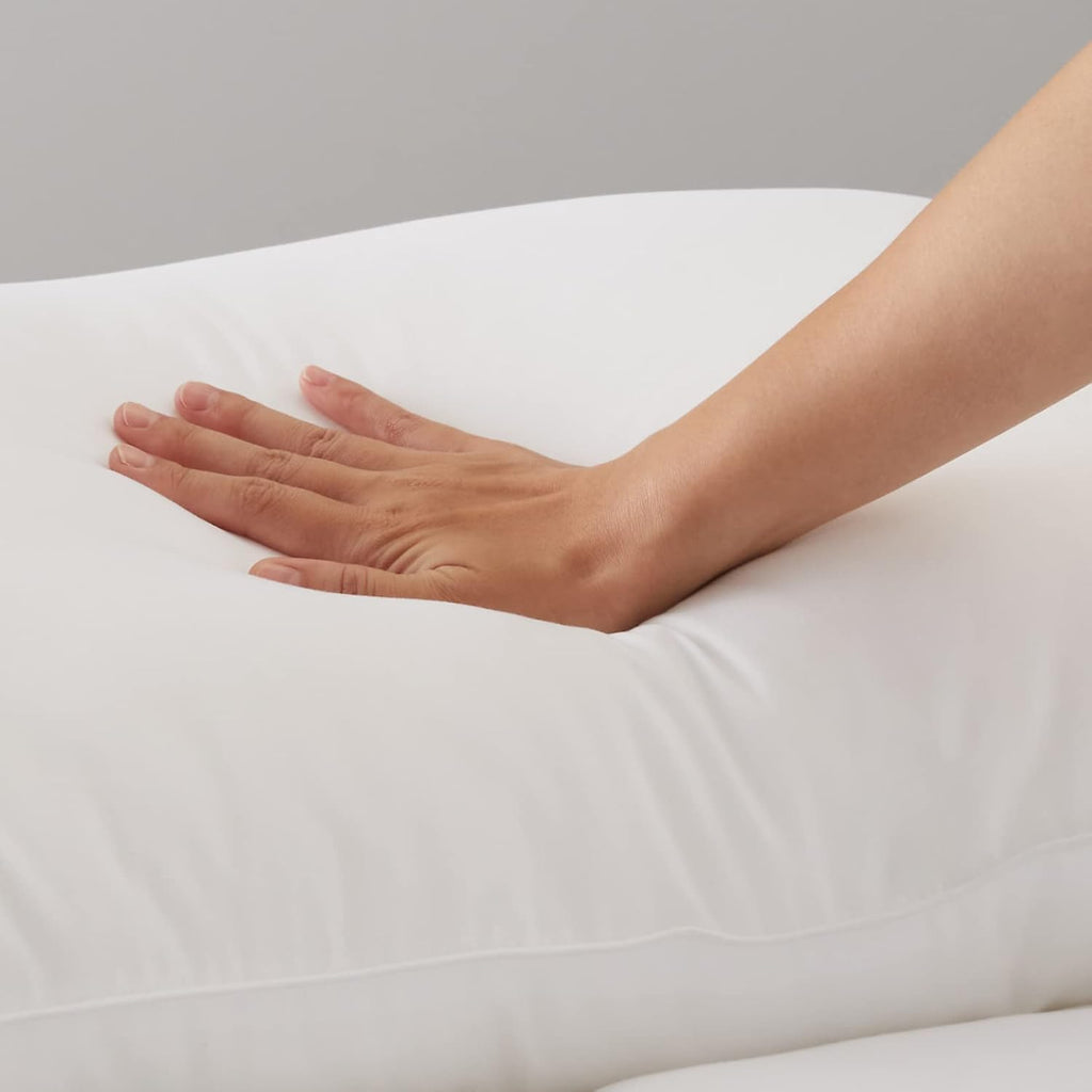 Amazon Basics Down Alternative Bed Pillows with Hypoallergenic Pillow Protector Cases, Soft Density for Stomach and Back Sleepers…
