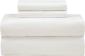Royalelinens ROYALE LINENS Bamboo Viscose Queen Sheet Set - Cooling Bed Sheet Set - 1 Fitted, 1 Flat & 2 Pillowcase - Fits Up to 16" - Orga…