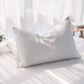 Aikoful Luxury Feathers Down Pillows Queen Size Set of 2, Hotel Quality Fluffy Bed Pillows, Soft Pillows for Sleeping, Organic Cotton Cover…
