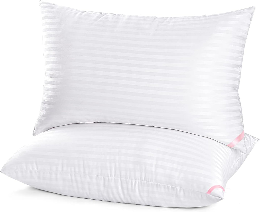 EIUE Hotel Collection Bed Pillows for Sleeping 2 Pack Queen Size, Pillows for Side and Back Sleepers, Super Soft Down Alternative…