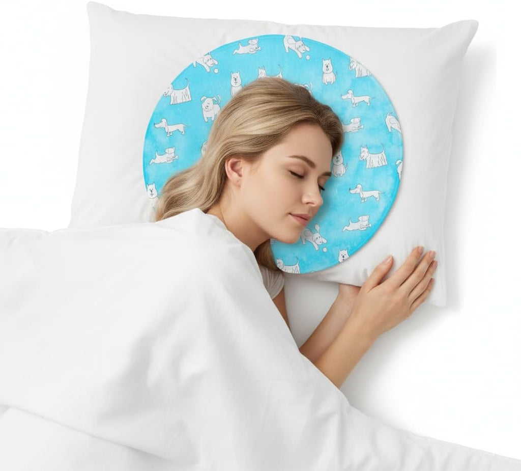 Cooling Gel Pad for Sleep - No Refrigeration Needed | Instant Relief for Hot Flashes, Night Sweats, Headaches & Muscle Pain | Dual-Sided…