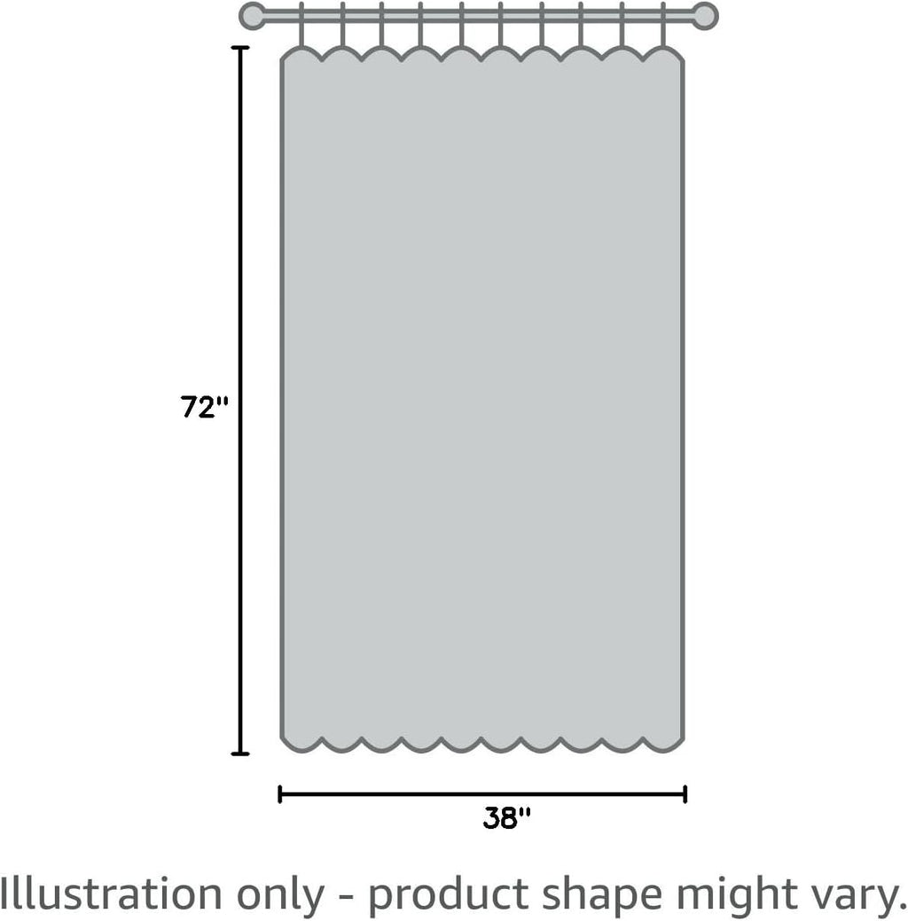 Jiuzhen Blackout Curtains for Bedroom - Thermal Insulated Room Darkening Rod Pocket Curtains for Living Room, Set of 2 Panels with Tiebacks…