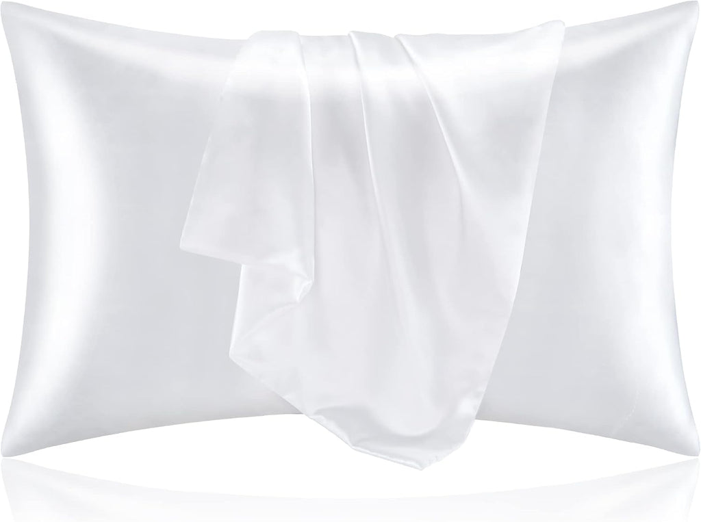 Bedelite Satin Pillowcase for Hair and Skin, Super Soft and Cooling Similar to Silk Pillow Cases 2 Pack with Envelope Closure, Gift for Wom…
