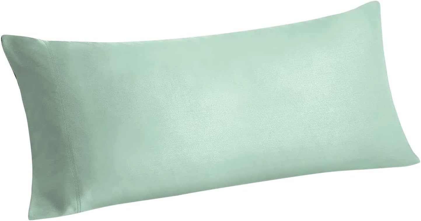Bedelite Body Pillow Case Cover, Rayon Made from Bamboo, Cooling Body Pillow Cover for Hot Sleepers and Night Sweats, Breathable & Silky So…