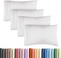 King Standard Pillow Cases Set of 4 - Soft Hotel Quality Pillowcase Covers - Comfy Bedding for Women, Men, Kids & Teens - Machine…