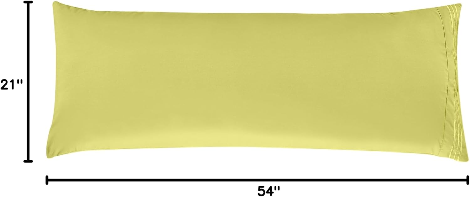 Elegantcomfort Elegant Comfort Luxury Ultra-Soft 1-Piece Pillowcase Set - 1500 Hotel Quality Microfiber Double Brushed - Wrinkle Resistant,…