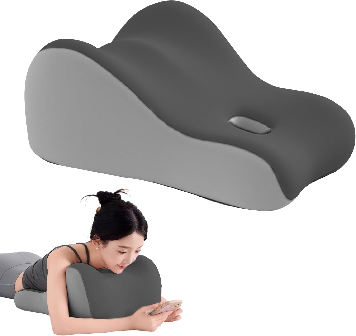 kaobbfacai Intimacy Support Wedge Pillow for Couples, Memory Foam Positioning Cushion for Back, Neck & Waist with Washable Cover, Po…