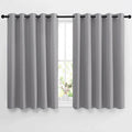 NICETOWN Bedroom Blackout Curtain & Drapes - Grommet Solid Window Treatment Thermal Insulated Noise Reducing for Bedroom/Home Office (2…