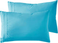 Nestl Beach Blue King Pillowcase Set of 2, 20x40 Inches, Soft Microfiber cotton Blue