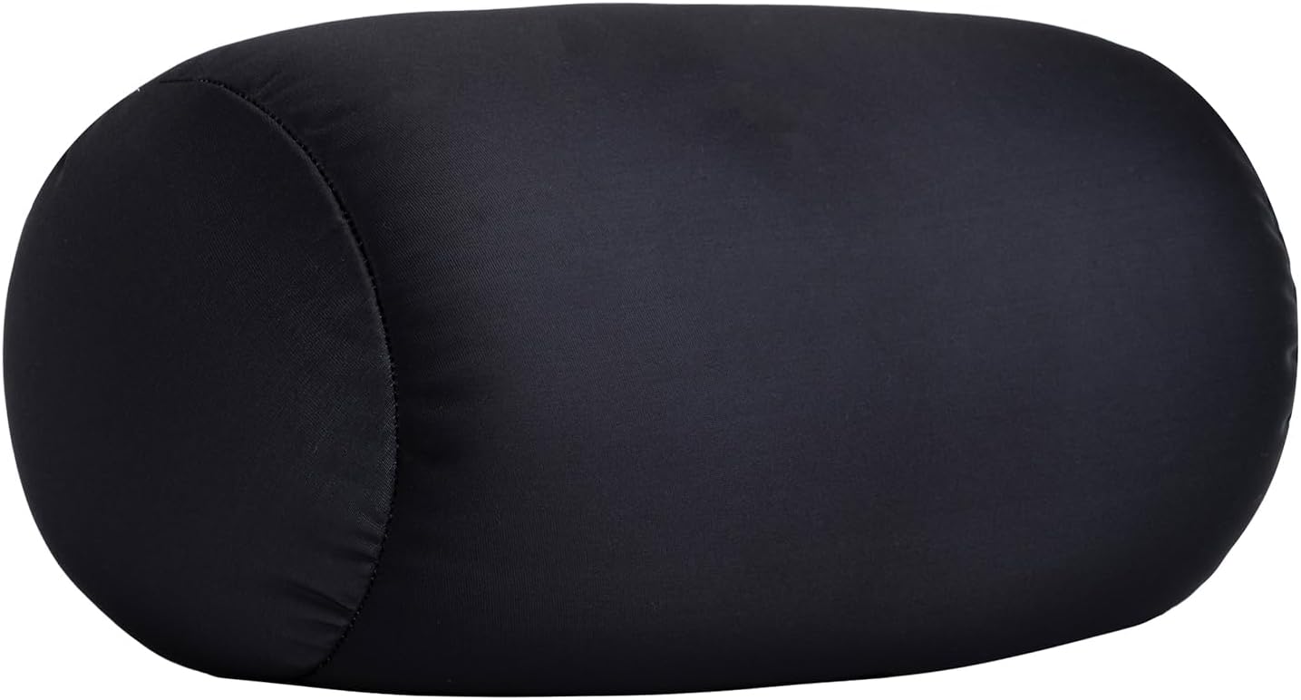 Squishy Microbead Neck Pillow, 7Inch x 12Inch Soft Travel Body Bed Pillow Bean Pillow for Kids Adult Chair Sleeping Car Seat, Fun…