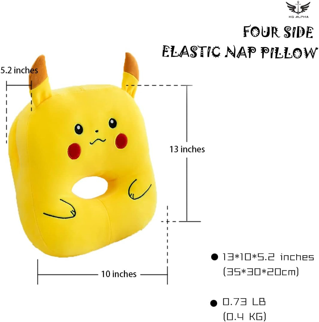 Kg Alpha Plush Stuffed Cute Napping Toy Pillow for Kids Girls, Neck Support Foam Memory Sleeping Pillows, Office Neck Pillow for Cervical Y…