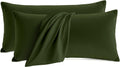 QJFabricCO Q&J Fabric Co. Bedding Pillow Cases King Size Set of 2 –Wrinkle, Fade Resistant, Soft Brushed Microfiber Pillow Cover–Envelope Pil…