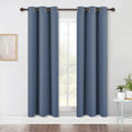 NICETOWN Window Treatment Blackout Curtain Panels, Home Décor Thermal Insulated Solid Grommet Blackout Draperies/Drapes for Bedroom (Set…