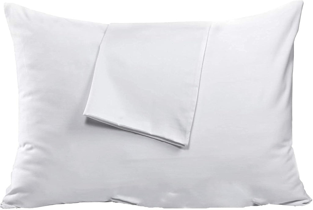 NiagaraSleepSolution Niagara 2 Pack King Pillow Protectors with Zipper, Cotton Sateen Blend Tight Weave Non Noisy Zip Covers Bre…