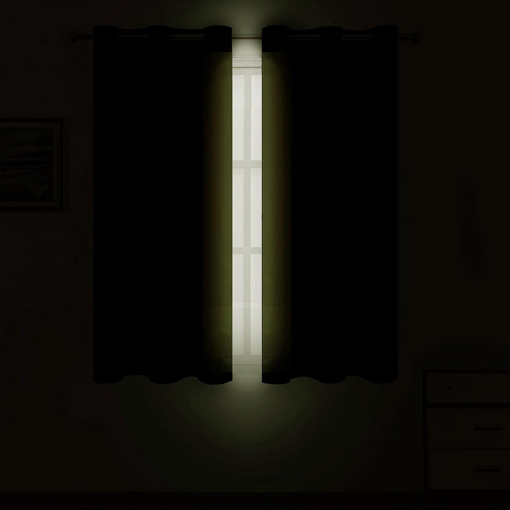 Lemomo Olive Green Blackout Curtains 66 x 63 Inch Length/Set of 2 Curtain Panels/Thermal Insulated Room Darkening Blackout Curtains for Bed…