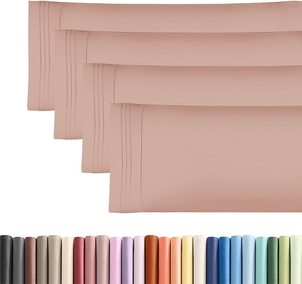 Body Pillowcases Set of 4-20x54 Long Body Pillow Case - Soft Body Pillow Cover for Sleeping & Side Sleepers - Comfy, Cozy Breathable &…