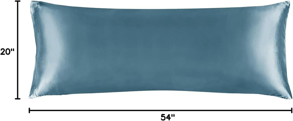 Bedelite Satin Body Pillow Cover, Super Soft and Cooling Body Pillow Pillowcase for Hair and Skin, Breathable Silky Full Long Pillowcase Co…