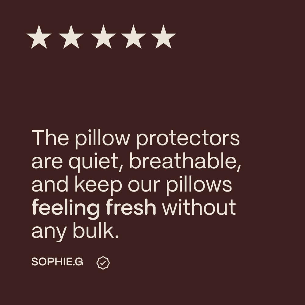 Airley Australian Luxury Pillow Protector Two-Pack White