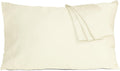 Homtec Pillow Cases, King Size Cotton Percale Weave Pillowcases, Pre-Shrunk Breathable and Hypoallergenic Pillowcases, Set of 2 (2 Piece Ki…