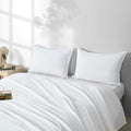 NookZuzu 2 Pack Microfiber Zipper Pillowcases, Soft Comfortable Not Shrink White Pillow Case, Standard Pillow Cases Set of 2 (20x26 Inches)…