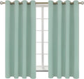 BGment Blackout Curtains - Grommet Thermal Insulated Room Darkening Bedroom and Living Room Curtains, Set of 2 Panels (52 x 63 Inch, Frosty…