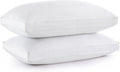 Puredown Goose Down Feather Pillows with 100% Cotton Cover, Soft Gusseted Bed Hotel Collection Pillows for Sleeping, Set of 2, Queen Size C…