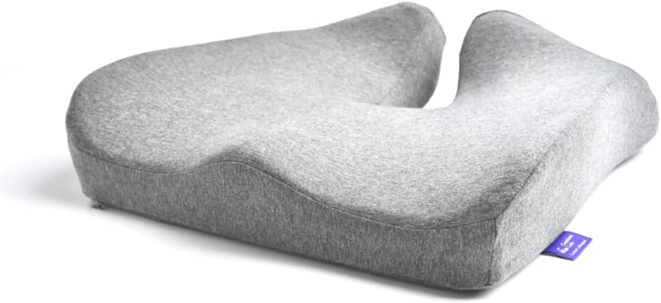 C CUSHION LAB Patented Pressure Relief Seat Cushion for Long Sitting Hours on Office/Home Chair, Car, Wheelchair - Extra-Dense Memory…