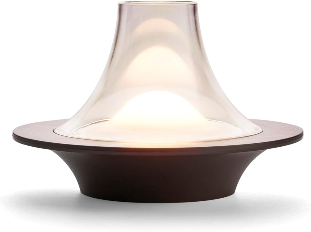 Owlpack Puff Cordless Rechargeable LED Table Lamp with Adjustable Dimmer - Olive Brown
