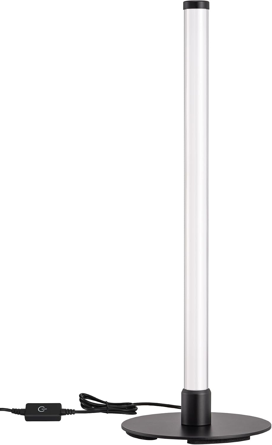 Edishine LED Table Lamp, Modern Bedside Lamp with 360° Illumination, Stepless Dimming & 3 Color Temperature, Nightstand Lamp for Bedro…