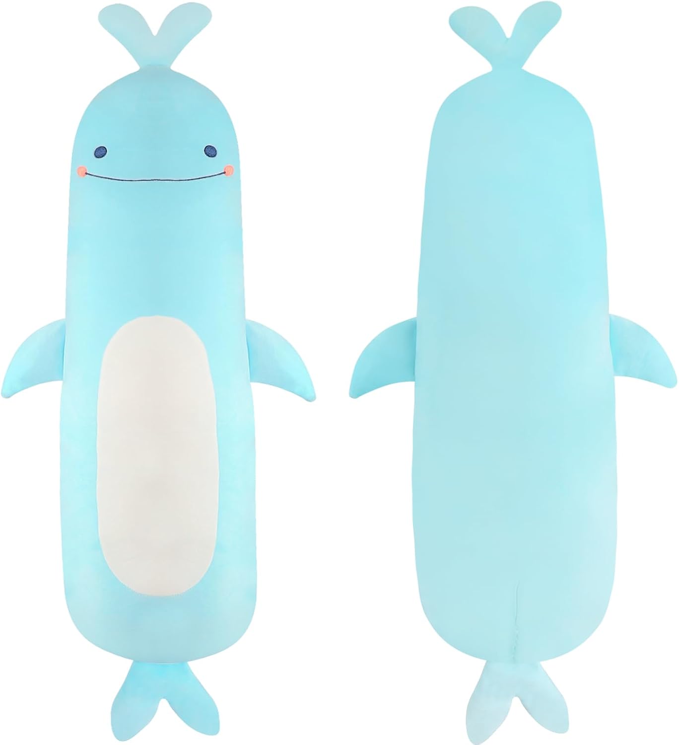 Tianmihou 36 inch Whale Stuffed Animals Long Pillow Toy, Cute Giant Large Big Jumbo Soft Whale Shark Squishy Animal Plushies Gift Kids…