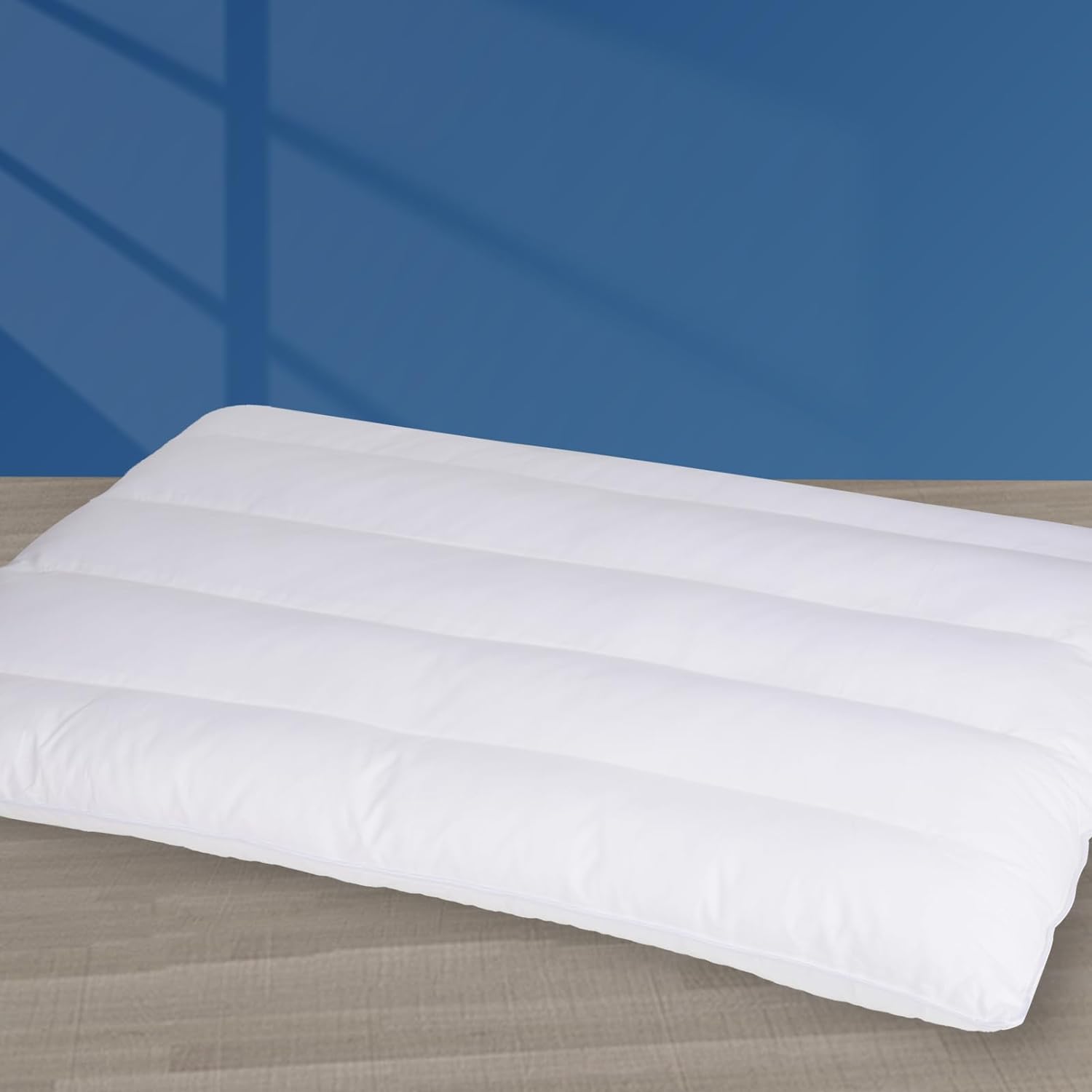 MINUPWELLHome MINUPWELL Ultra Flat Small Pillow for Sleeping, 18x13in Small Pillow for Travel 7D High Support 2.5 inch Height Ultra Thin Mi…