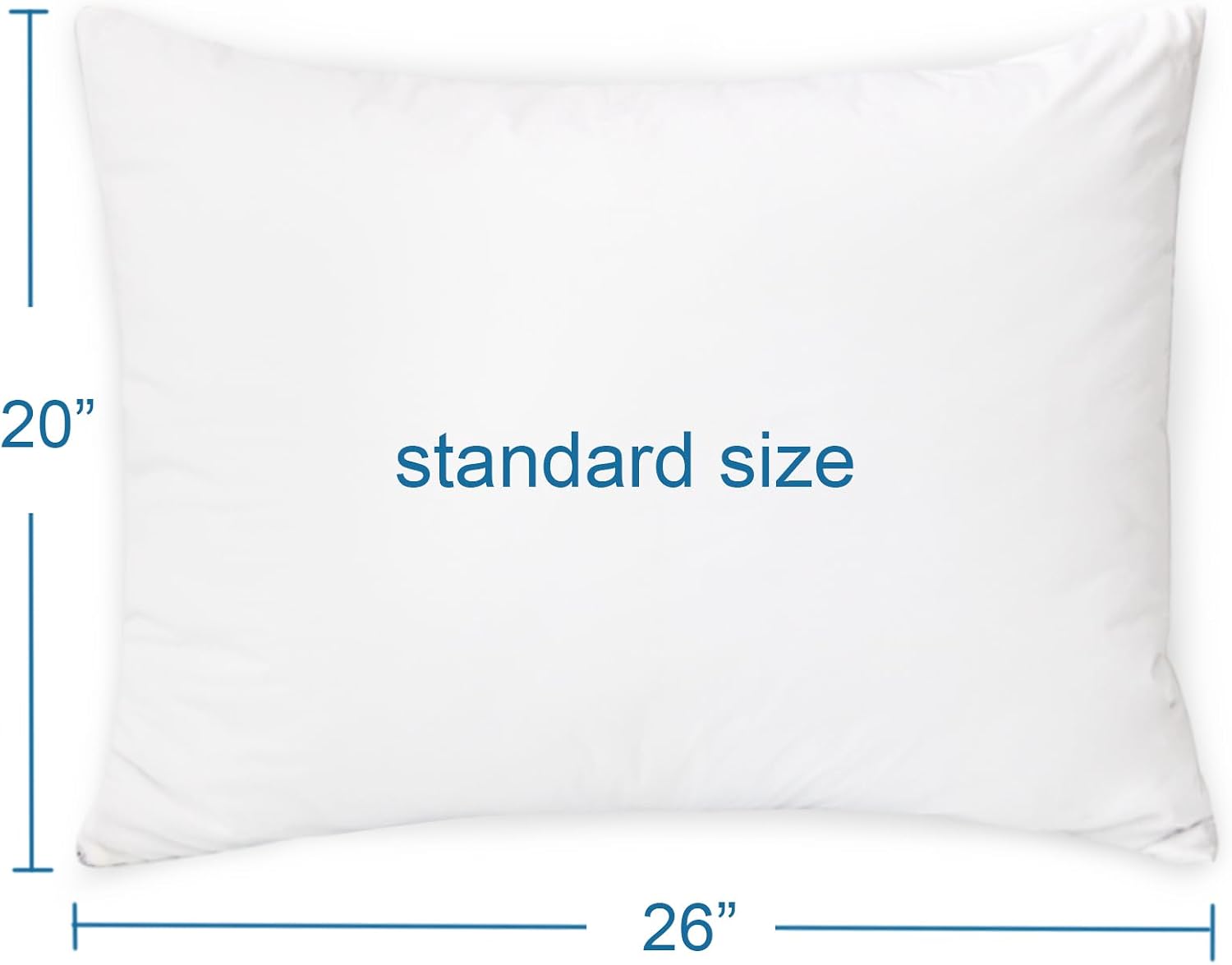 SpringspiritBedding 4 Pack Pillow Protectors with Zipper Standard Size Breathable & Noiseless Pillow Protector 100% Waterproof Pillow Cases…