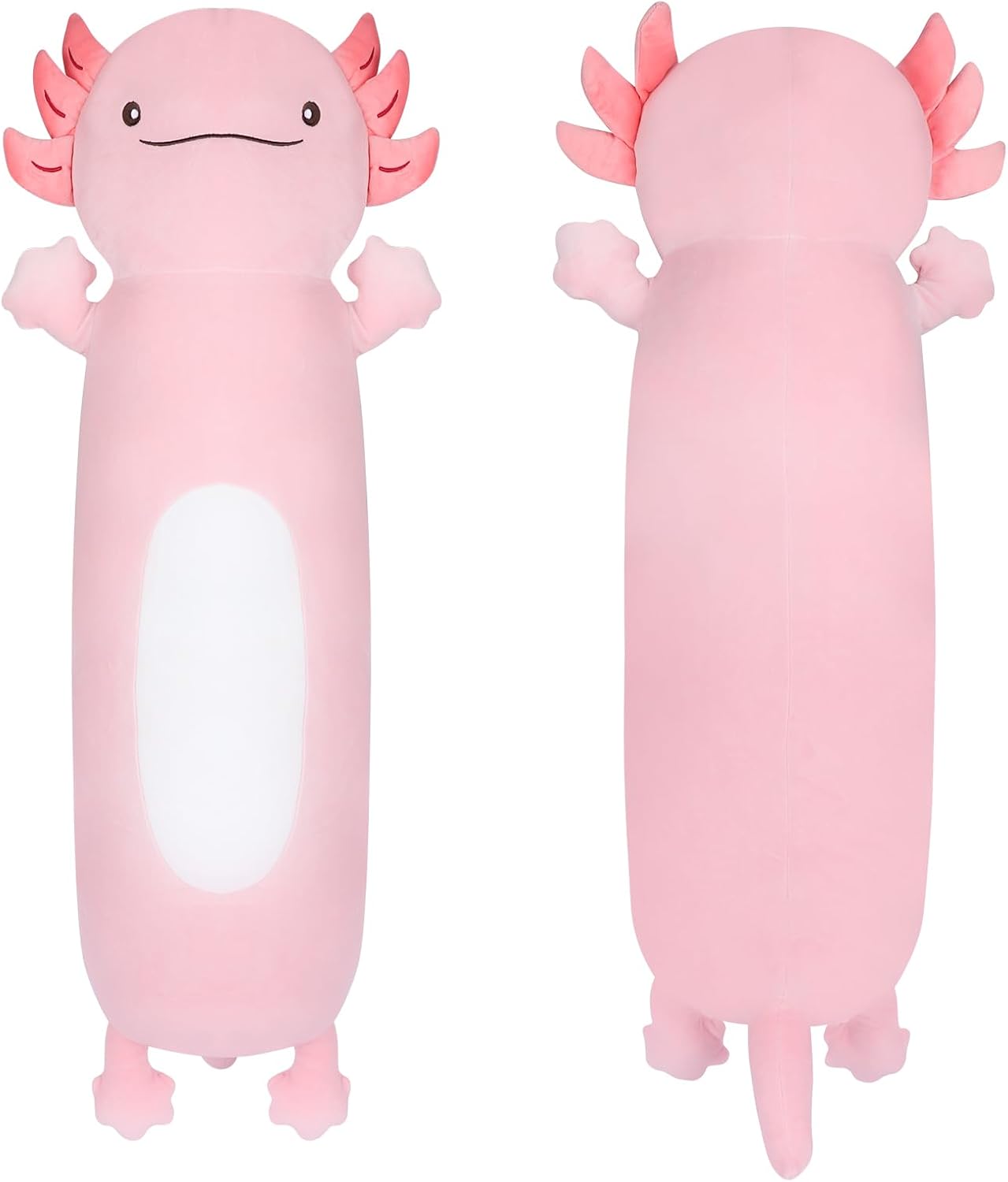 Dalmao 22" Giant Pink Axolotl Stuffed Animal, Cute Soft Long Axolotl Plush Large Body Pillow Big Squishy Plushies Toy, Gift for Kids…