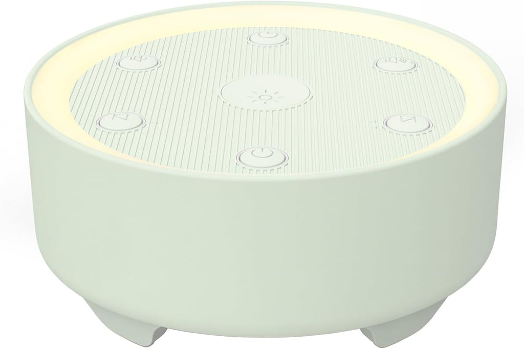 Kipcush Sleep Sound Machine - 21 High-Fidelity Non-Looping Sounds, Portable White Noise Machine for Baby, Kids & Adults, Dimmable Night…