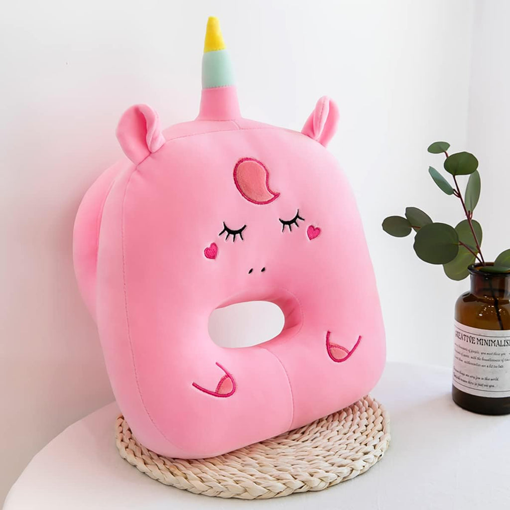 Kg Alpha Pink Unicorn Plush Stuffed Cute Napping Toy Pillow for Kids Girls, Kawaii Toys Throw Pillow Doll Gift for Girlfriend, Office Neck…