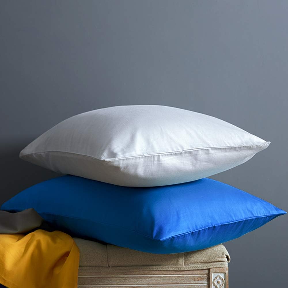 Ntbay King Pillowcase Set - 2 Pack Brushed Microfiber 20x36 Pillowcases - Soft, Wrinkle-Free, Fade-Resistant, Stain-Resistant, Light Grey P…