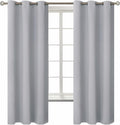 BGment Room Darkening Curtains 63 Inches Long - Grommet Thermal Insulated Drapes Window Treatment Curtains for Bedroom, 2 Panels, 42 x 63 I…