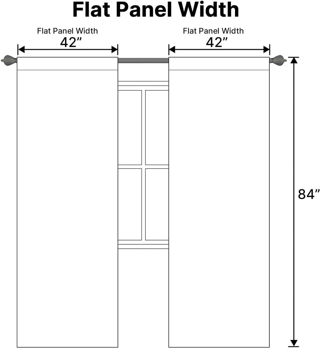 H.VERSAILTEX White Curtains Thermal Insulated Window Treatment Panels Room Darkening Privacy Assured Drapes for Living Room Bac…
