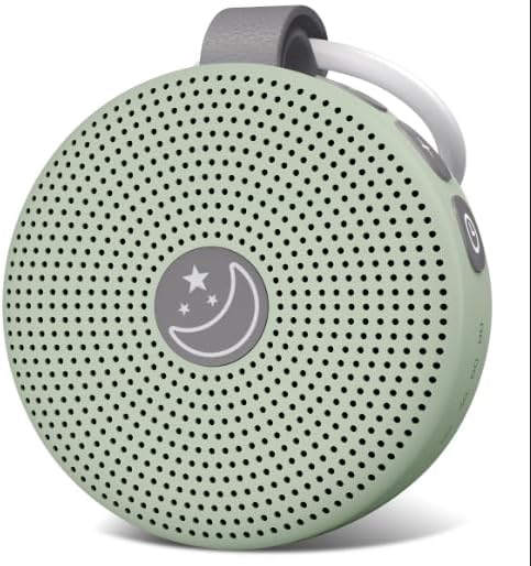 BodyHush Mini Sound Machine Portable Baby White Noise Machine Brown Noise Machine 30 Soothing Sounds for Kids Adults Auto-Off Timer 32 Volu…