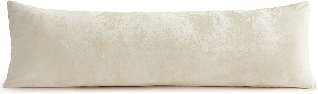 BEDELITE Velvet Body Pillow Cover with Zipper, Soft and Plush 20x54 Long Pillow Case, Velvety Smooth and Cozy Body Pillow Pillowcase for…