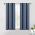 NICETOWN Blackout Draperies Curtains for Kids Room, Window Treatment Thermal Insulated Solid Grommet Blackout Drape Panels for Bedroom…