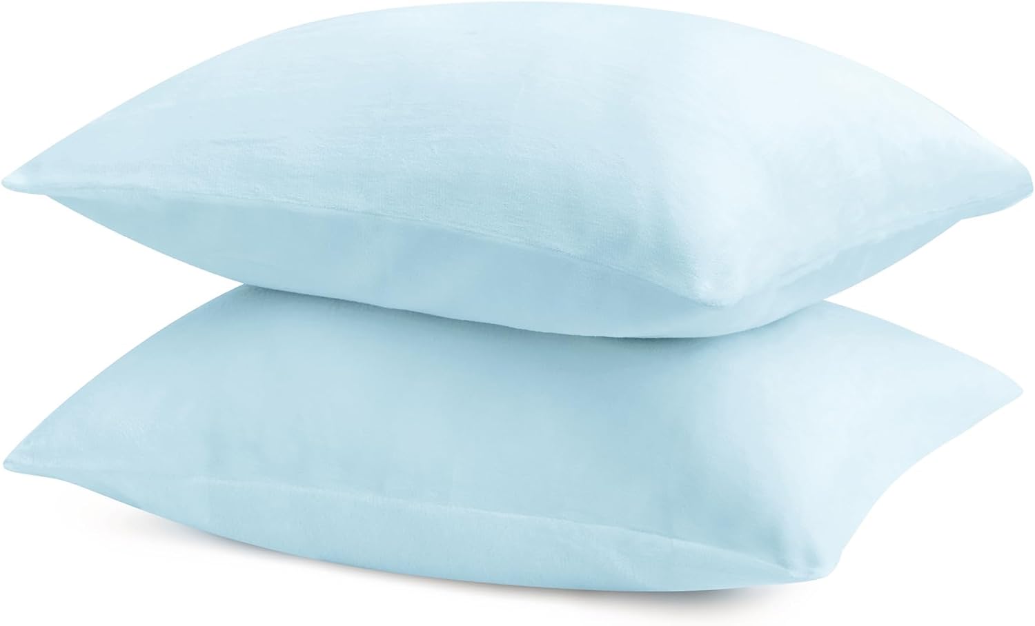 Bedelite Flannel King Size Pillow Cases Set of 2, Super Soft Fleece Pillowcases with Zipper for Bedroom, Sofa, Couch, Luxury Cozy Fuzzy Velv…