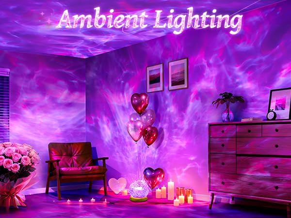 Teen Girl Gifts Trendy Stuff Mood Lighting,18 Colors Birthday Graduation Gifts Aurora Light Projector for Bedroom, Dimmable Ambient…