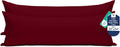 Royalelinens ROYALE LINENS Body Pillow Cover - Double Brushed 1800 Microfiber - 20"x54" with Hidden Zipper Closure - Wrinkle & Fade Resista…