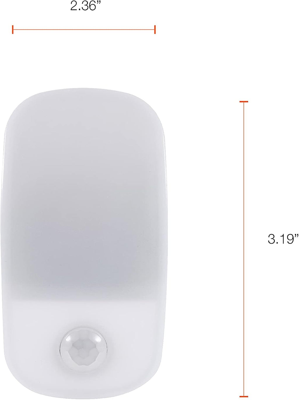 LEDVANCE Sylvania LED Mini Automatic Plug-in Night Light with Sensor, Motion Activated, Dusk to Dawn, Warm White, Plug-in Type - 4 Pack…